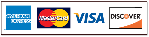 Credit Cards Accepted
